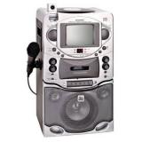 Singing Machine STVG-535 CD/CD+G Video Karaoke System with 5.5 Monitor, Two Microphone Inputs